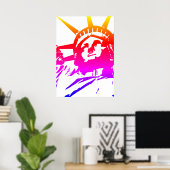 Poster Statue of Liberty Pop Art (Bureau à domicile)