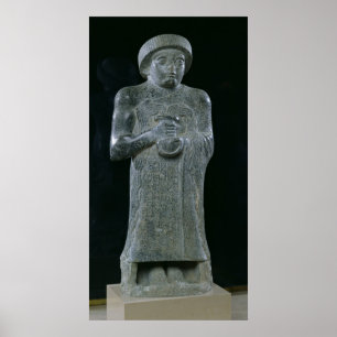 Poster Statue of Prince Gudea, c.2150 BC