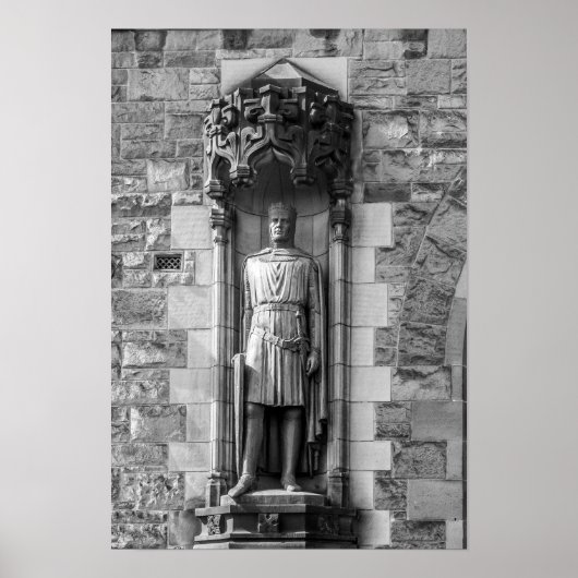 Poster Statue of Robert the Bruce at Edinburgh Castle (Devant)