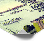 Poster Statue vintage de la Liberté (Coin)