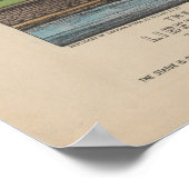 Poster Statue vintage de la Liberté (Coin)