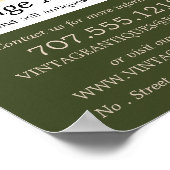 Poster Statue vintage, Détaillant d'antiquités, Boutique (Coin)