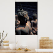 Poster Statues de Bouddha en usine (Cuisine)
