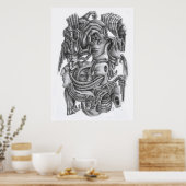 Poster Statues de crayon (Cuisine)