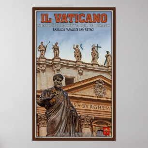 Poster Statues de Ville du Vatican