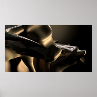 Poster Statues Du Marché Des Ours Et Des Ours