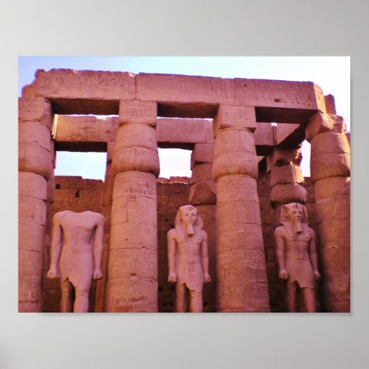 Poster Statues égyptiennes (Devant)