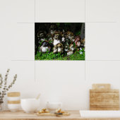 Poster Statues Tanuki (Cuisine)