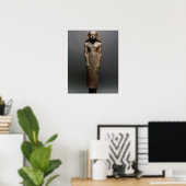 Poster Statuette d'Amenemhatankh, ouvrier au Crocodilopol (Bureau à domicile)