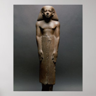 Poster Statuette d'Amenemhatankh, travailleur chez