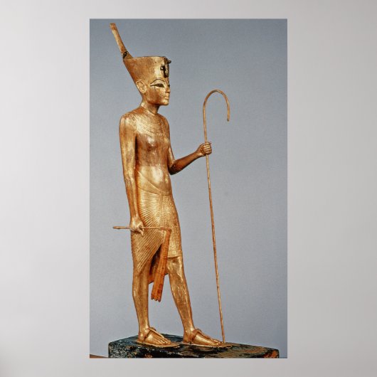 Poster Statuette du roi portant la couronne rouge de (Devant)