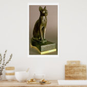 Poster Statuette d'un chat représentant la déesse Bastet (Cuisine)