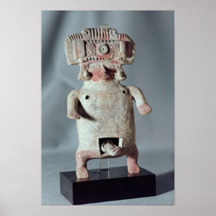 Poster Statuette d'une femme donnant naissance