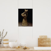 Poster Statuette of a Lion-Headed Demon, Mésopotamia, c.5 (Cuisine)