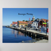 Poster Stavanger, Norvège Photographie pittoresque (Devant)
