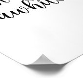 Poster Stay Awhile Minimal Script Wall Art (Coin)