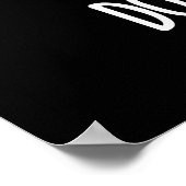 Poster Stay Calm Don't Fig Out Funny Fruit Pun Dark BG (Coin)