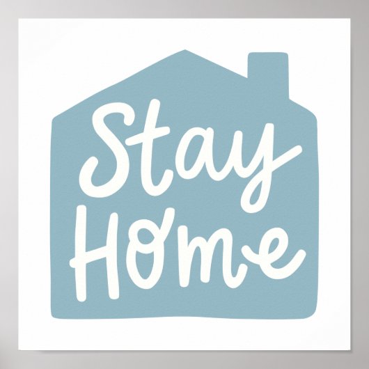 Poster Stay Home (Devant)