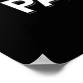 Poster Stay Pawsome pun chat noir (Coin)