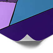 Poster "Stay Rad" Vaporwave Sunset Scene (Coin)