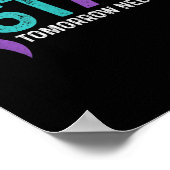 Poster Stay Tomorrow Needs You Suicide Prevention Awarene (Coin)