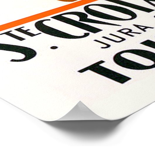 Poster Ste-Croix Suisse Ski (Coin)