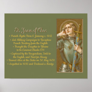 Poster Ste Jeanne d'Arc (JM 28)