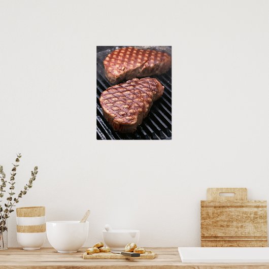 Poster Steak 2 (Cuisine)
