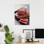 Poster steak de beef (Bureau à domicile)