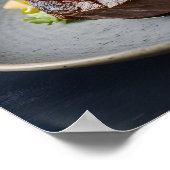 Poster Steak de Boeuf Grillé Savoureux (Coin)