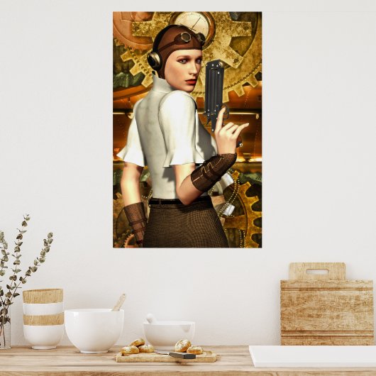 Poster Steampunk (Cuisine)