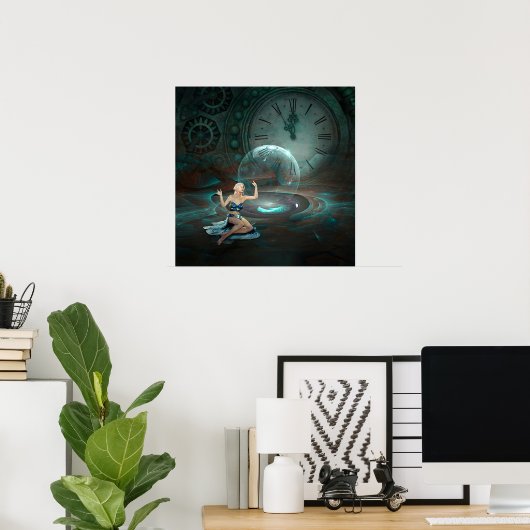 Poster Steampunk (Bureau à domicile)