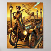 Poster Steampunk 30, Chauffeur de fond (Devant)