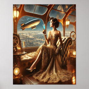 Poster Steampunk 33, La Sirène Salon Première Clas