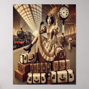 Poster Steampunk 41, Le Panier de bagage Heiress