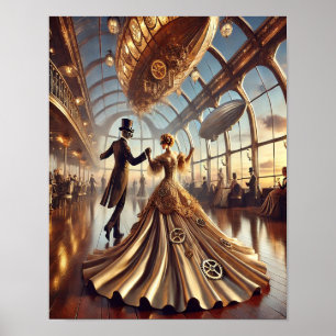 Poster Steampunk 50 The Airship Ballroom Queen