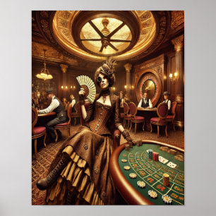 Poster Steampunk 53 La Reine du Grand Casino