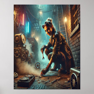 Poster Steampunk 55 Le Tinkerer Streetwise