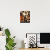 Poster Steampunk 57 Factory Work Uprising Leader (Bureau à domicile)
