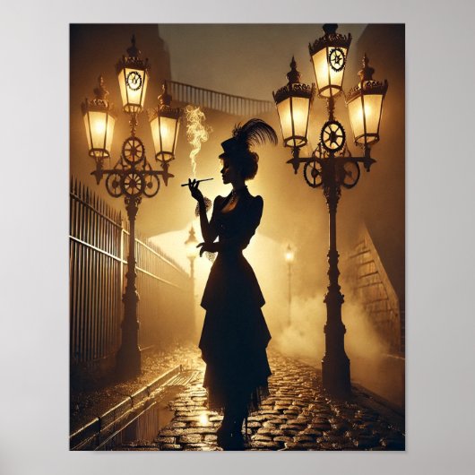 Poster Steampunk 67 La séductrice Gaslight (Devant)