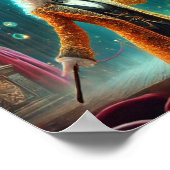 Poster Steampunk 70 Le Magicien Neon-Flare (Coin)