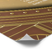 Poster Steampunk Anubis Fox Portrait (Coin)