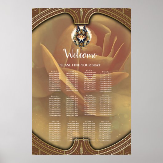 Poster Steampunk Anubis Fox Portrait (Devant)