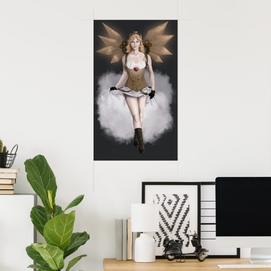 Poster Steampunk Aphrodite (Bureau à domicile)