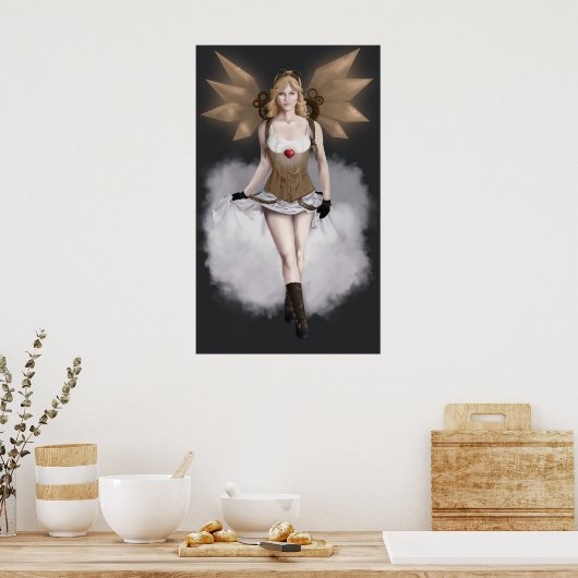 Poster Steampunk Aphrodite (Cuisine)