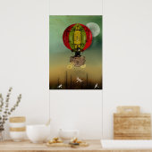 Poster Steampunk Art Winds of Change (Cuisine)