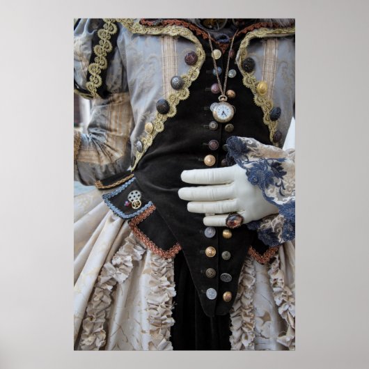 Poster Steampunk bodice, Carnival, Venise (Devant)