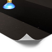 Poster Steampunk Clock with Mechanical Dragonfly (Coin)