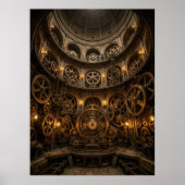 Poster Steampunk Clockwork Machine Hall (Devant)