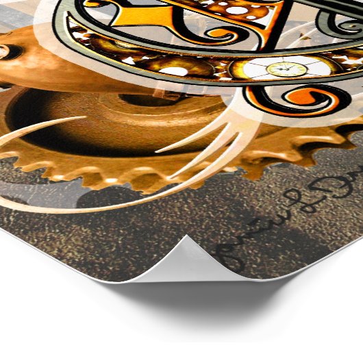 Poster Steampunk Columbus (Coin)